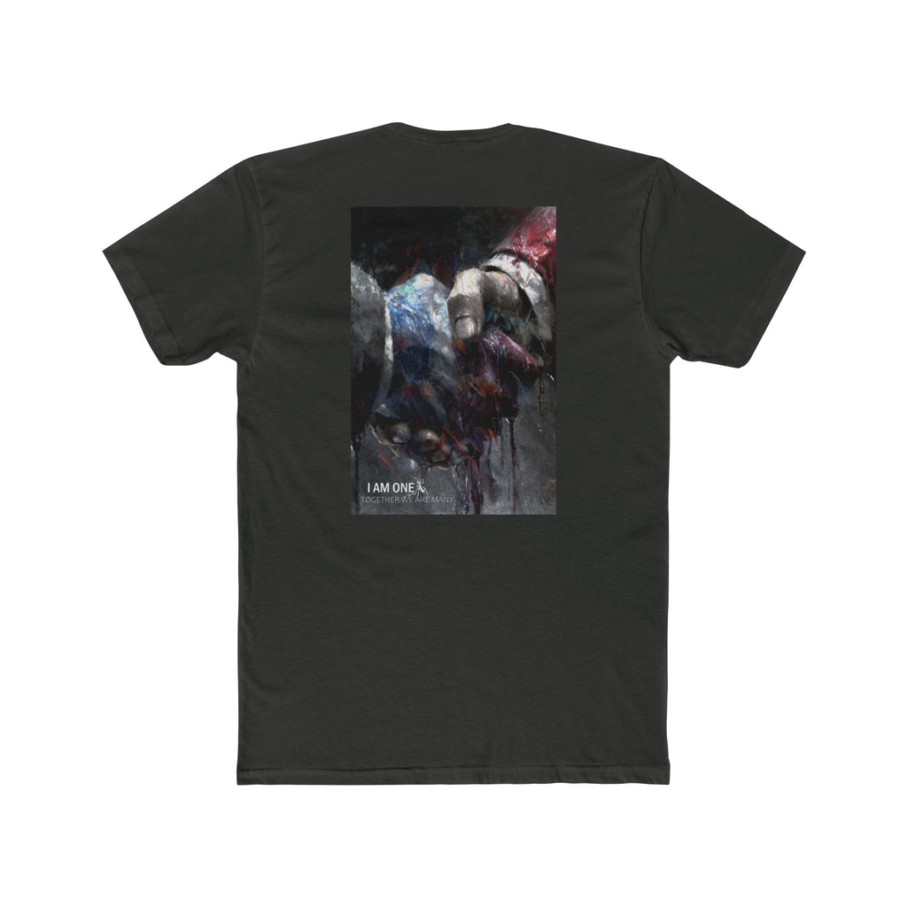 I Am One Graphic Tee — Dark Hand Art Illustration Cotton Shirt