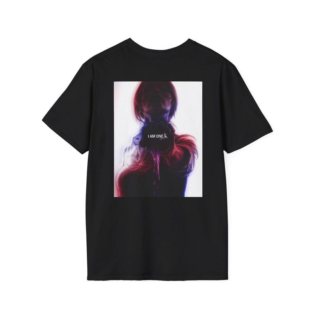 I AM ONE T-Shirt — Abstract Double-Exposure Silhouette Graphic Tee
