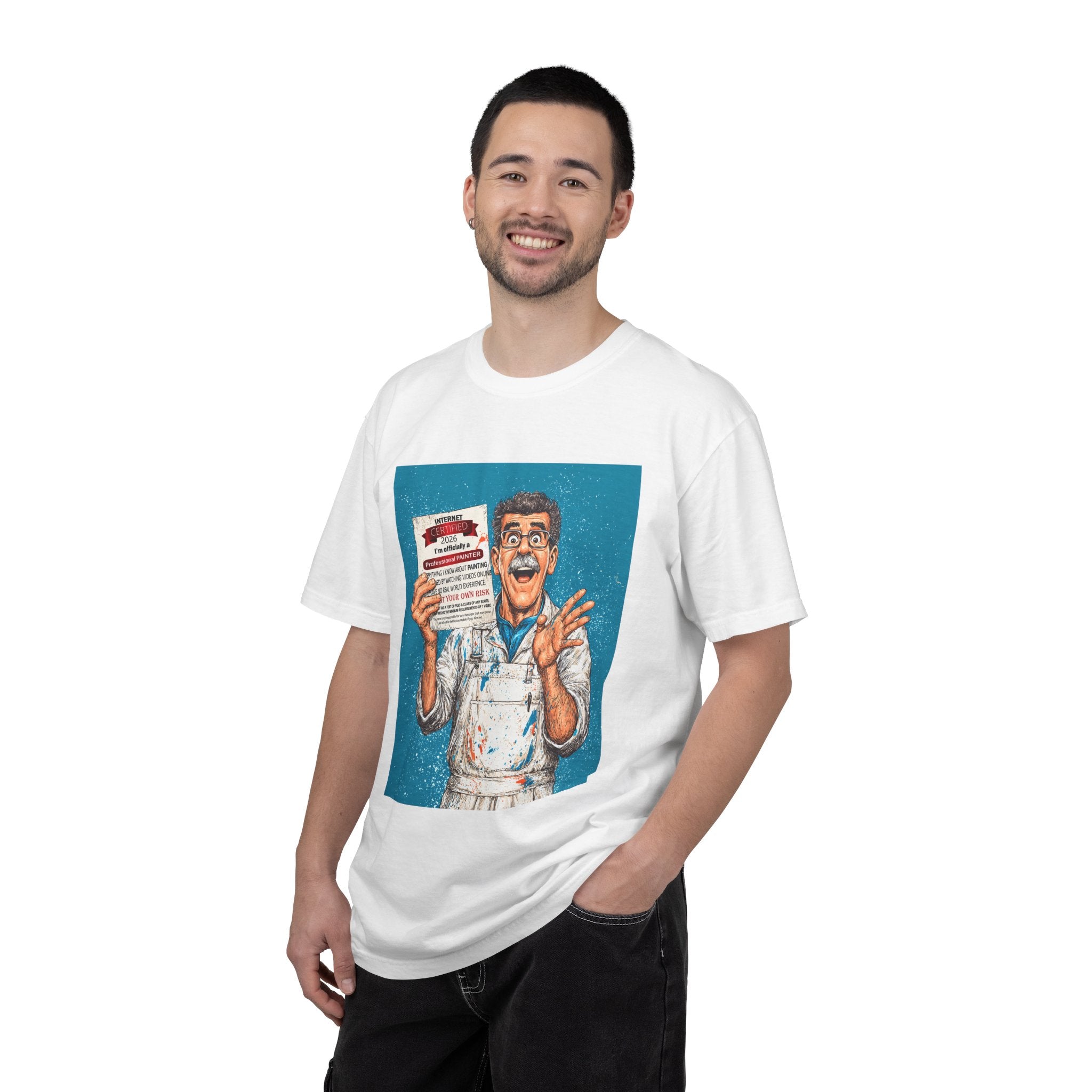 Professional Painter T-Shirt — "Internet Certified 2026" Funny Painter Gift