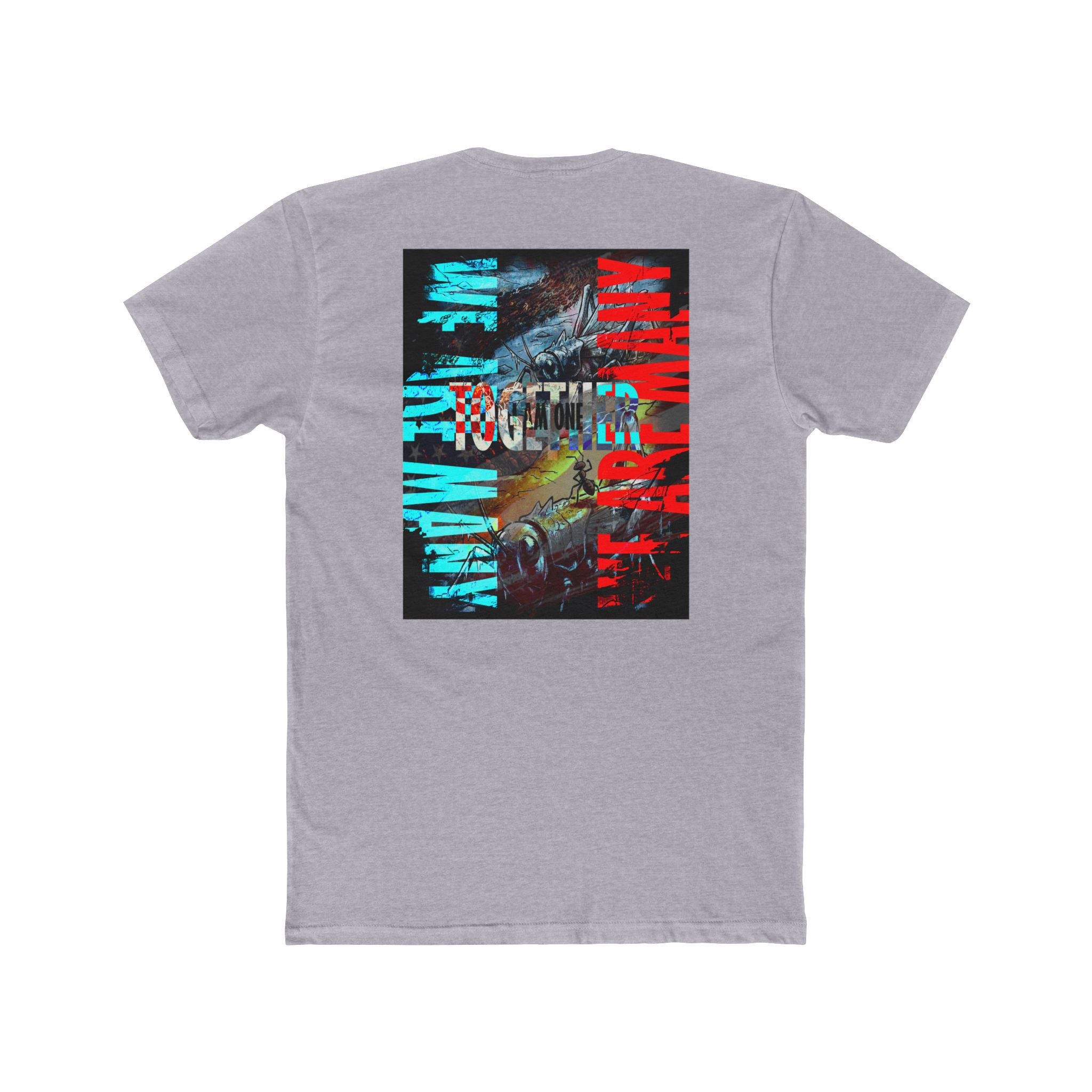 I AM ONE Tee — 'Together' Graphic Cotton Crew Shirt