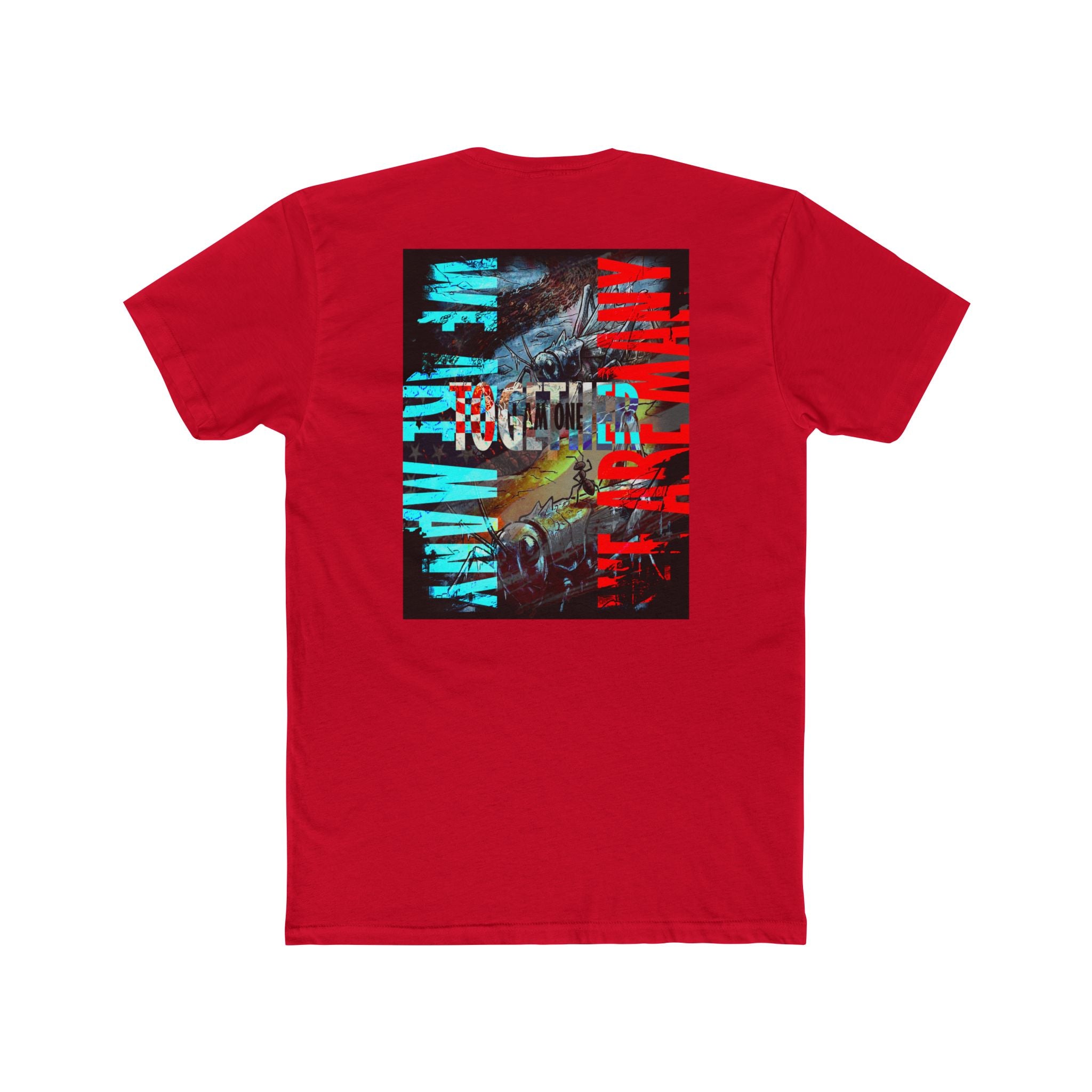 I AM ONE Tee — 'Together' Graphic Cotton Crew Shirt