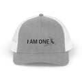 I Am One Trucker Cap — Inspirational Snapback Mesh Hat for Everyday Motivation