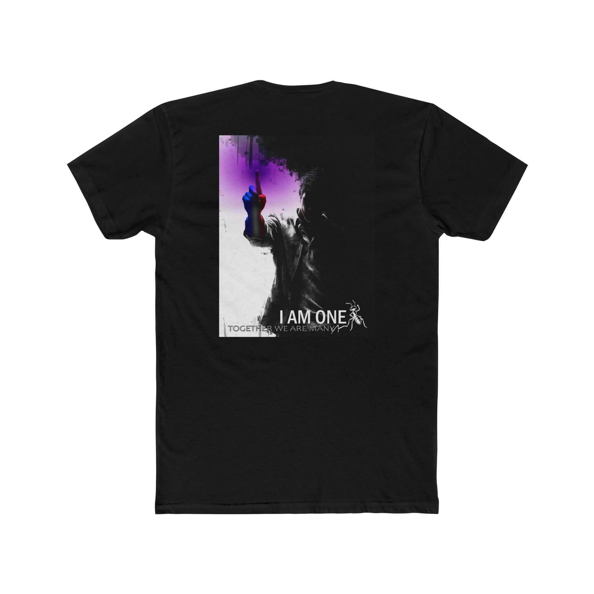 I AM ONE Together Graphic Tee — Inspirational Unity Back Print