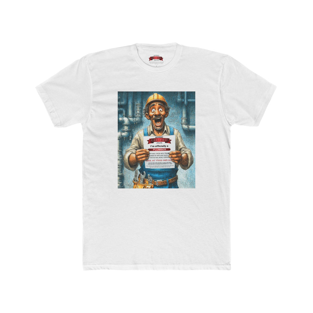 Plumber Certified Tee — "I'm Officially a Plumber" Graphic T-Shirt