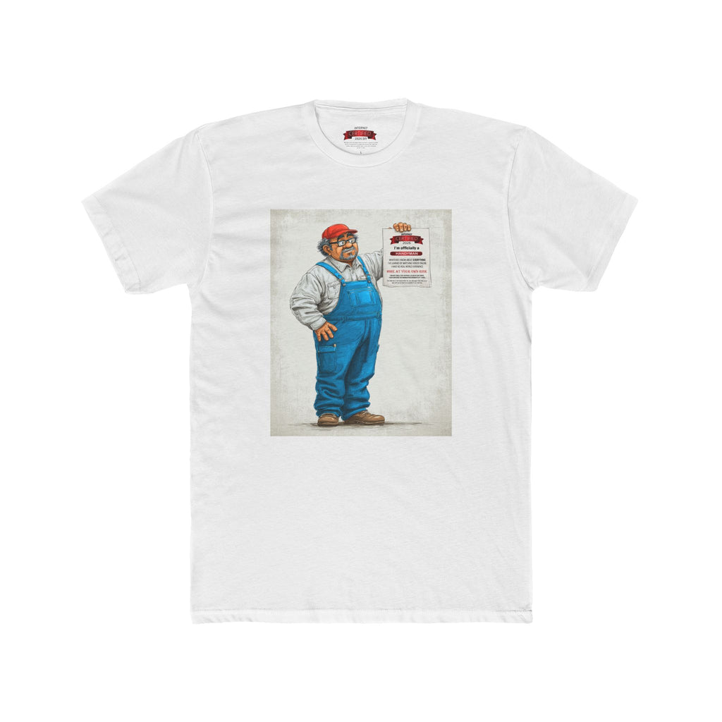 Handyman Certified T-Shirt — "I'm Officially a Handyman" Crew Tee
