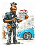 Auto Mechanic T-Shirt — ‘I’m Officially an Auto Mechanic’ Certificate Tee