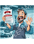 Mechanic Celebrates Internet Certified Tee — Funny Auto Shop Crew Shirt
