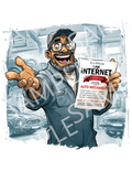 Internet Certified Auto Mechanic T‑Shirt — Funny Mechanic Gift Tee
