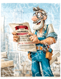 Contractor Certified Tee — Funny Construction Worker Shirt (I’m Officially a Contractor)
