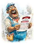 Contractor Certified Tee — "I'm Officially a Contractor" Construction Worker T-Shirt