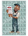 Handyman Certified T-Shirt — "I'm Officially a Handyman" Crew Tee