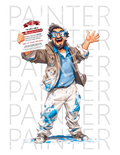 Professional Painter T‑Shirt — “Certified Professional Painter” Novelty Tee