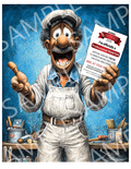 Painter T-Shirt — 'Certified Professional Painter' Funny Work Tee