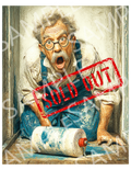 Sold Out Panic T-Shirt — Vintage Man Screaming Graphic Tee