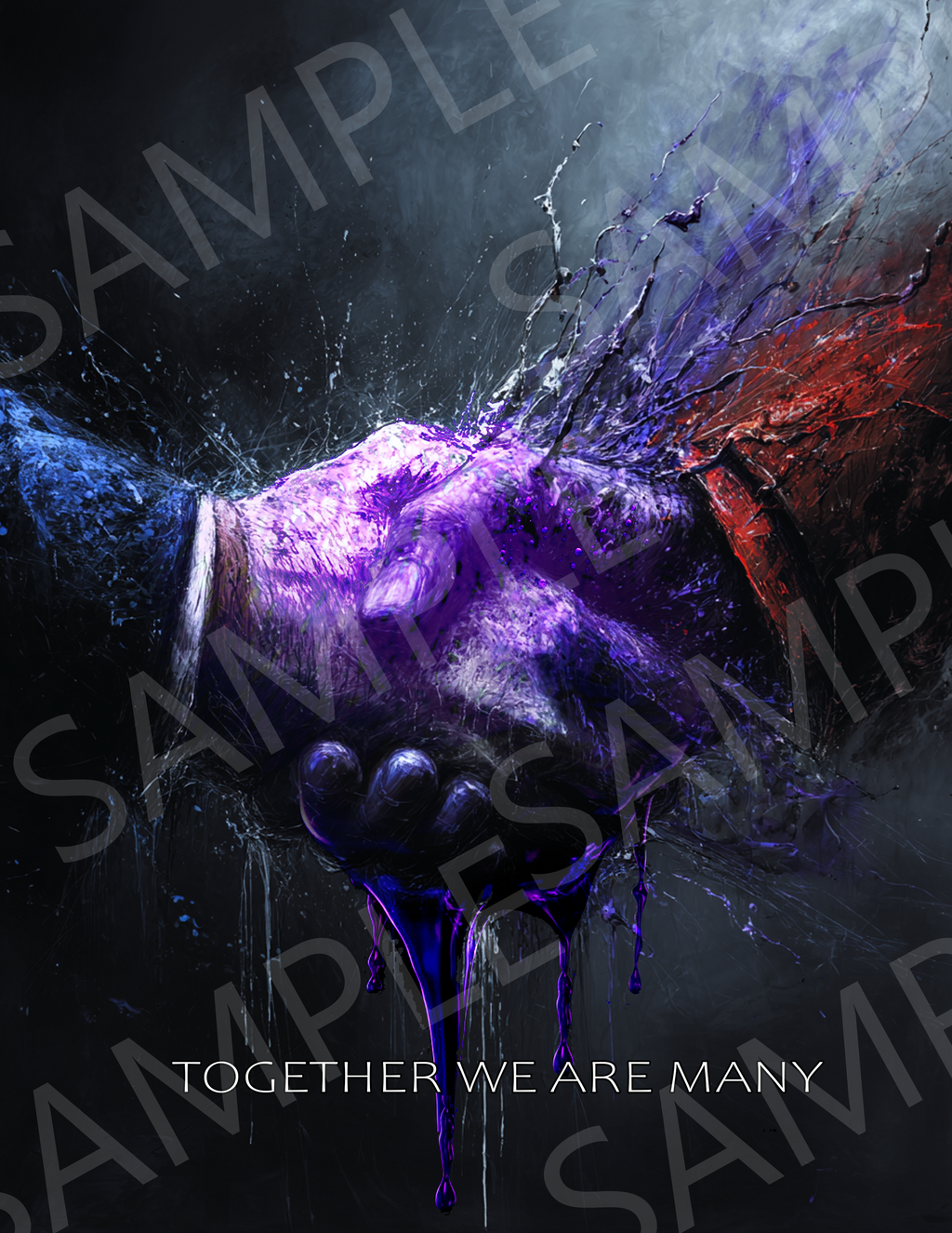 I AM ONE Graphic Tee — Unity Hands Design