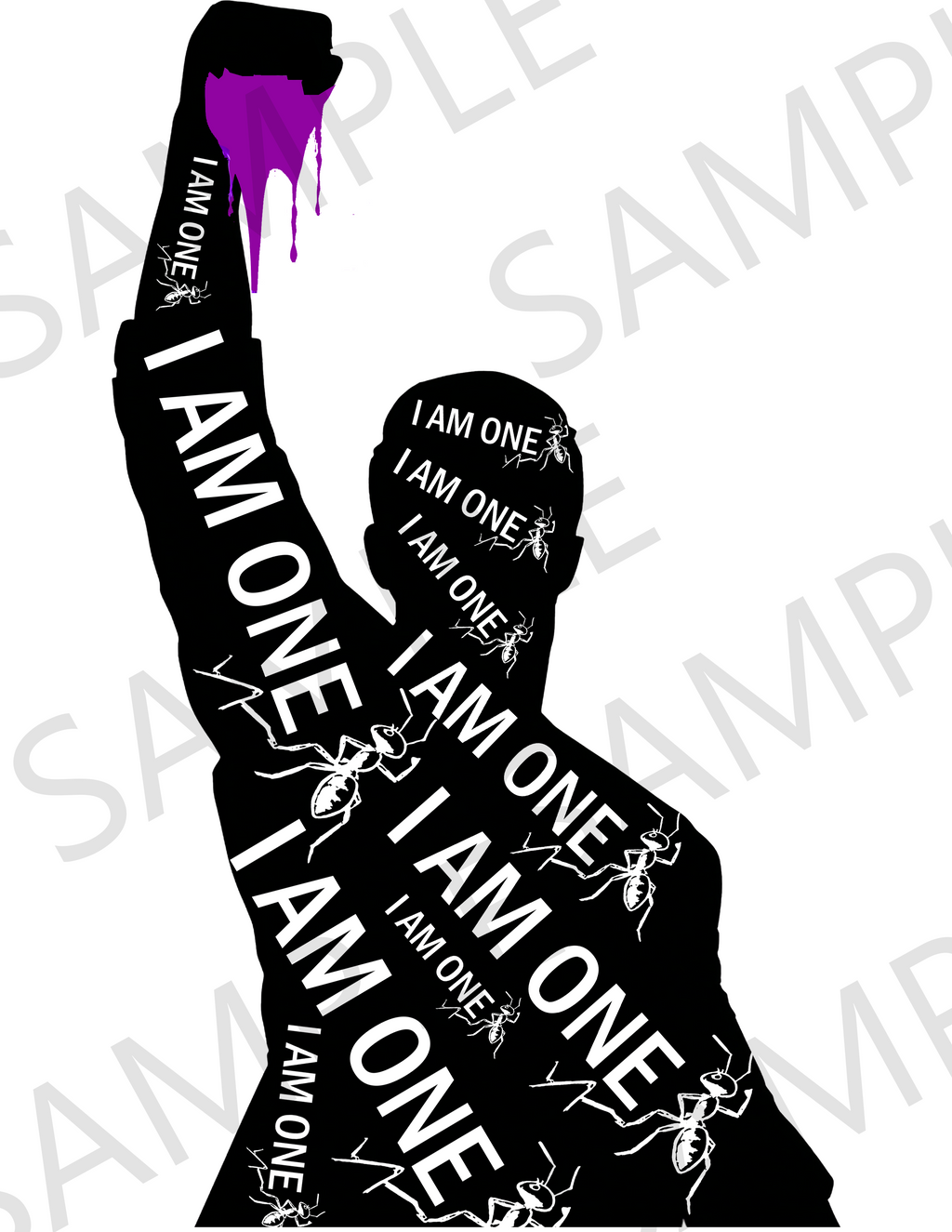 I Am One Raised-Fist Tee — Empowerment Protest Shirt