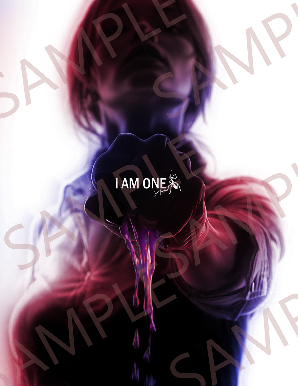 I AM ONE T-Shirt — Abstract Double-Exposure Silhouette Graphic Tee