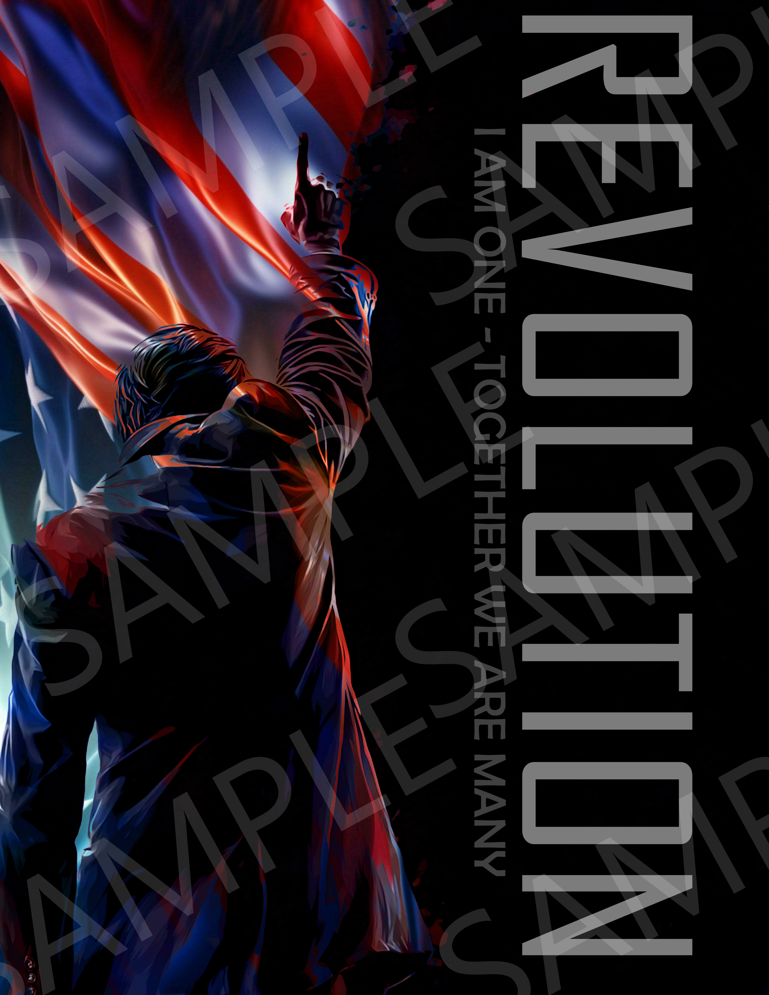 Revolution Graphic Hoodie — "I AM ONE" Champion Style Pullover