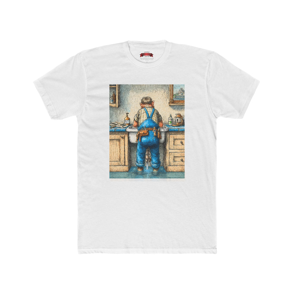 Plumber Crew Tee — 'I'm Officially a Plumber' Certified Tradesman T-Shirt