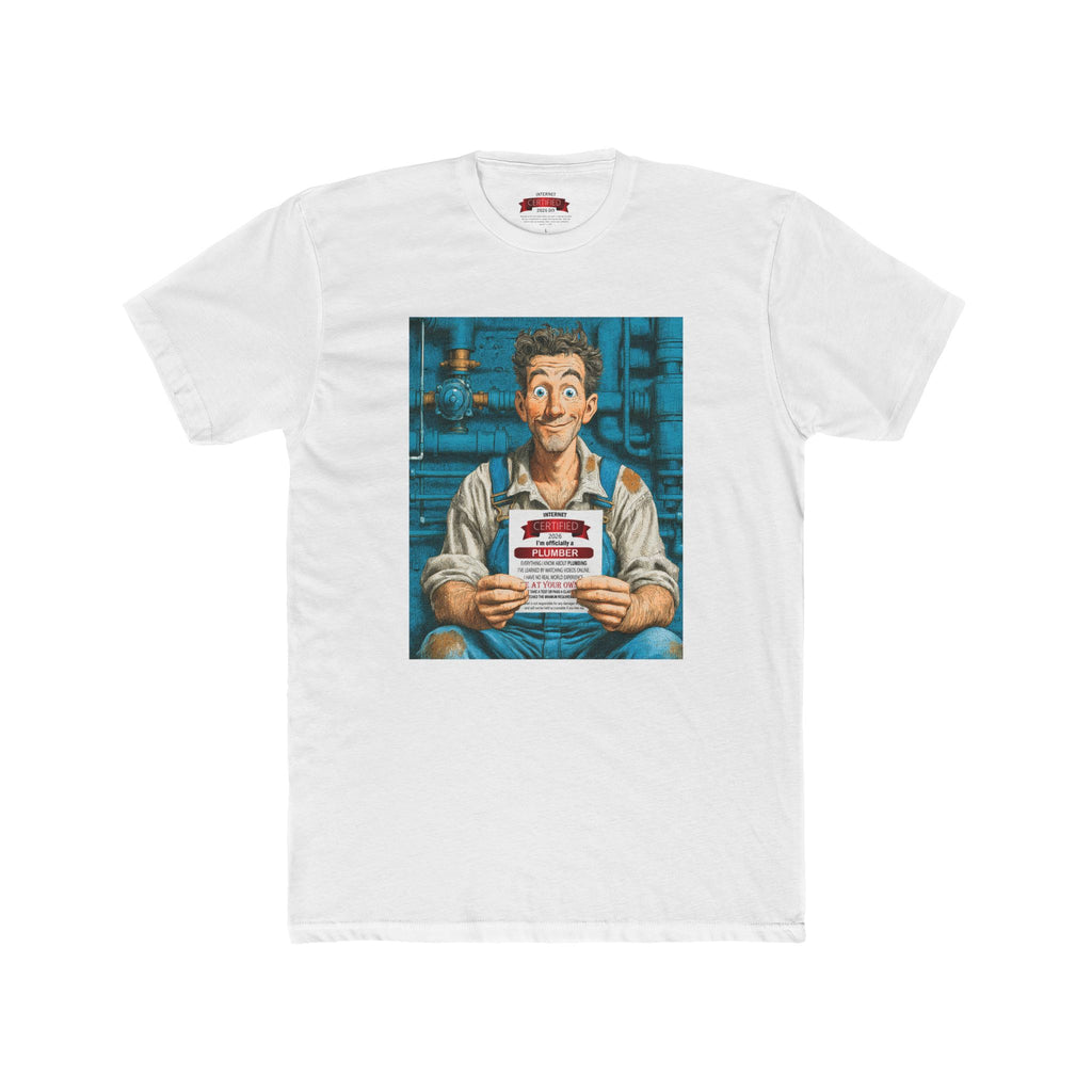 Plumber Certified Tee — “I’m Officially a Plumber” Retro Workman Graphic T-Shirt