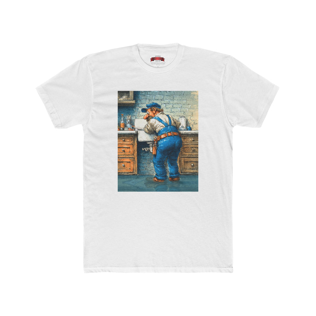 Plumber Certified T‑Shirt — "I'm Officially a Plumber" Funny Tradesman Tee