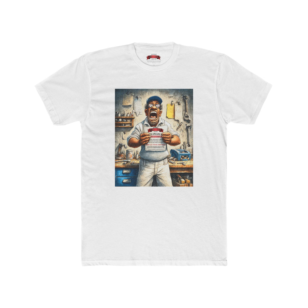 Carpenter Certified T‑Shirt – 'I'm Officially a Carpenter' Workshop Tee