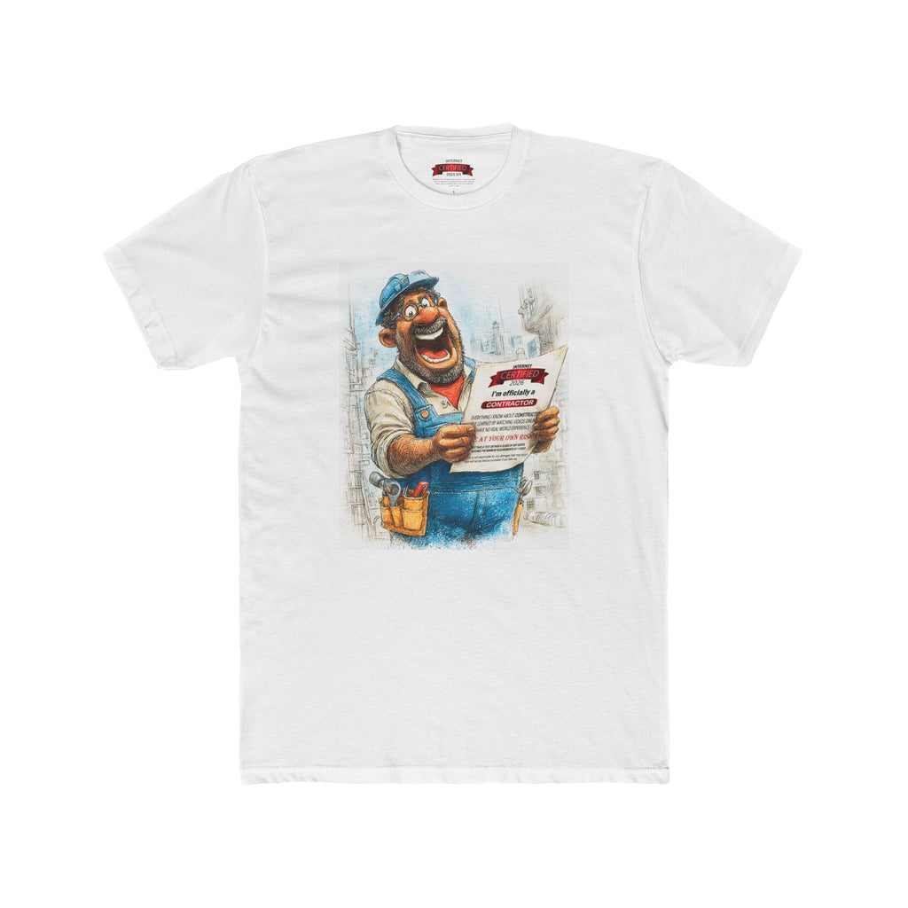 Contractor Certified Tee — "I'm Officially a Contractor" Construction Worker T-Shirt