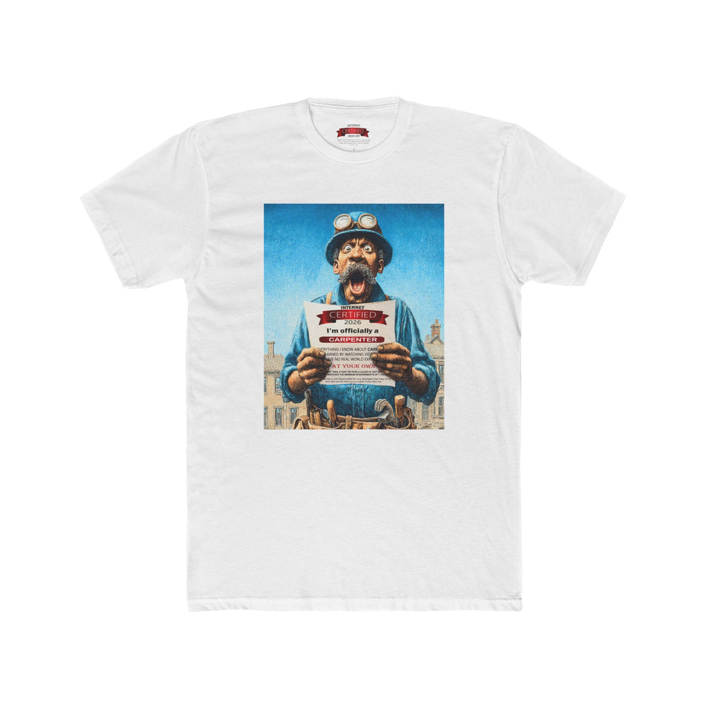 Carpenter Certified T‑Shirt – “I’m Officially a Carpenter” Vintage Workman Tee
