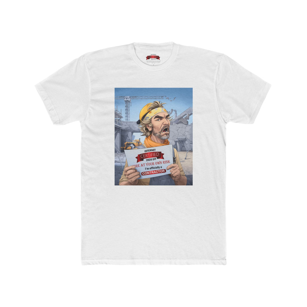 Contractor Certified T‑Shirt — 'I'm Officially a Contractor' Construction Crew Tee