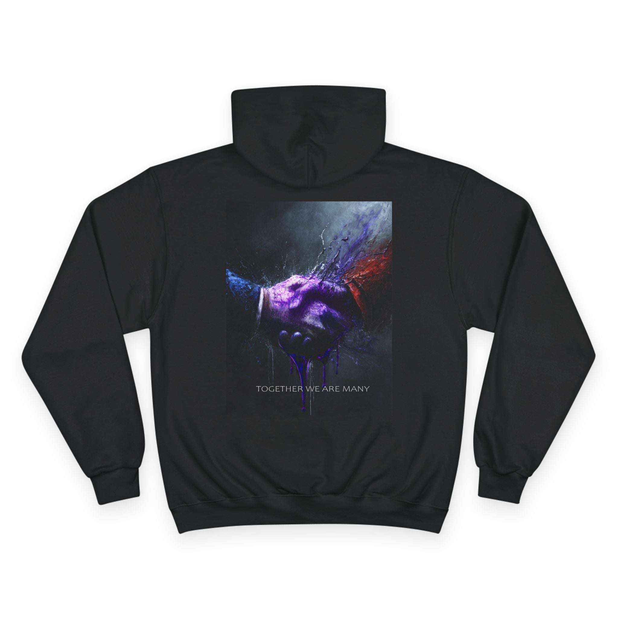 Champion Hoodie — "I AM ONE" Astral Unity Graphic Hoodie