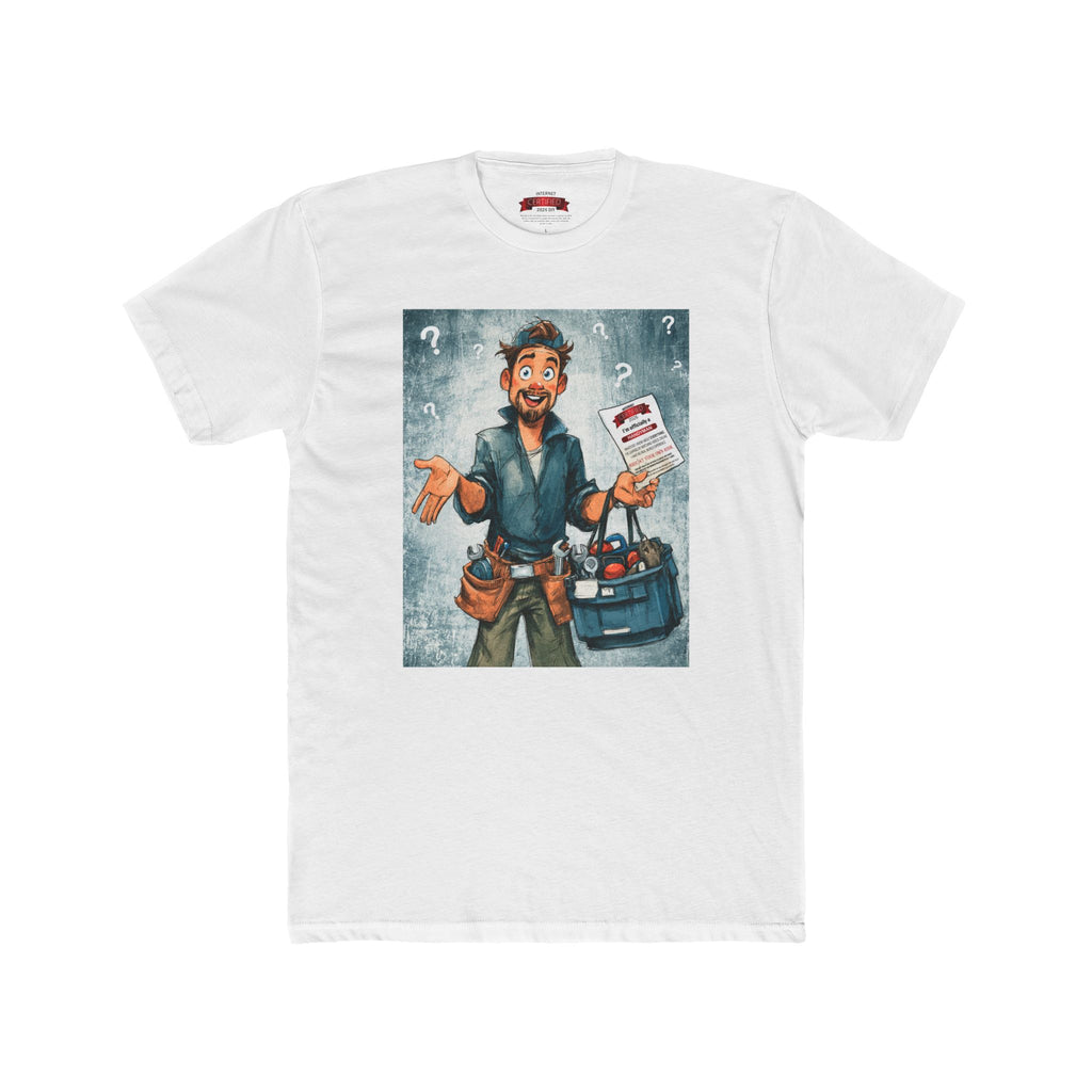 Handyman Certified T‑Shirt – Funny I'm Officially a Handyman Tee (Gift for DIY Dads)