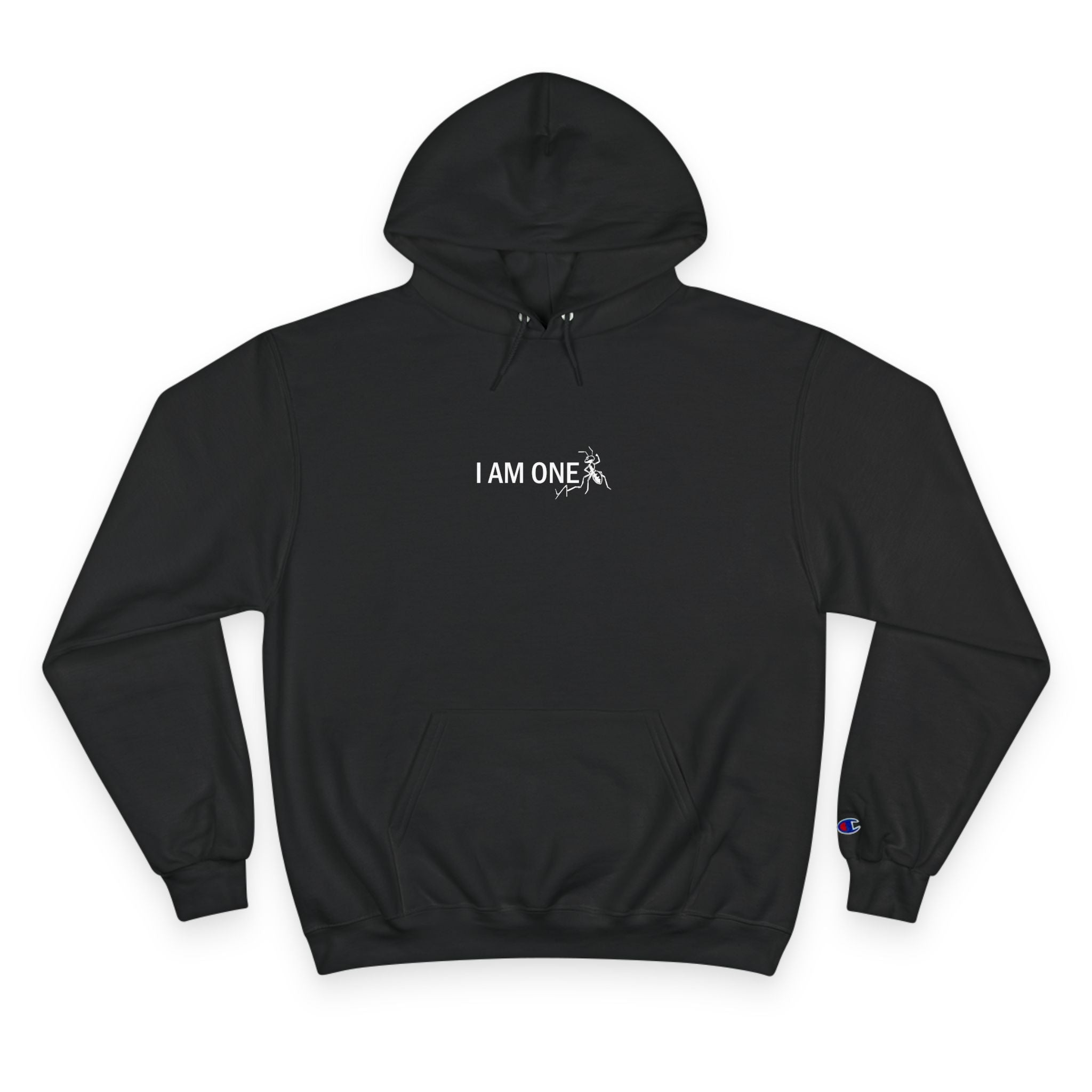 Champion Hoodie — "I AM ONE" Astral Unity Graphic Hoodie