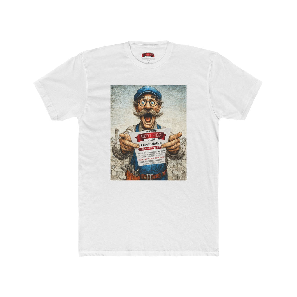 Carpenter Certified 2026 T-Shirt — "I'm officially a Carpenter" Crew Tee